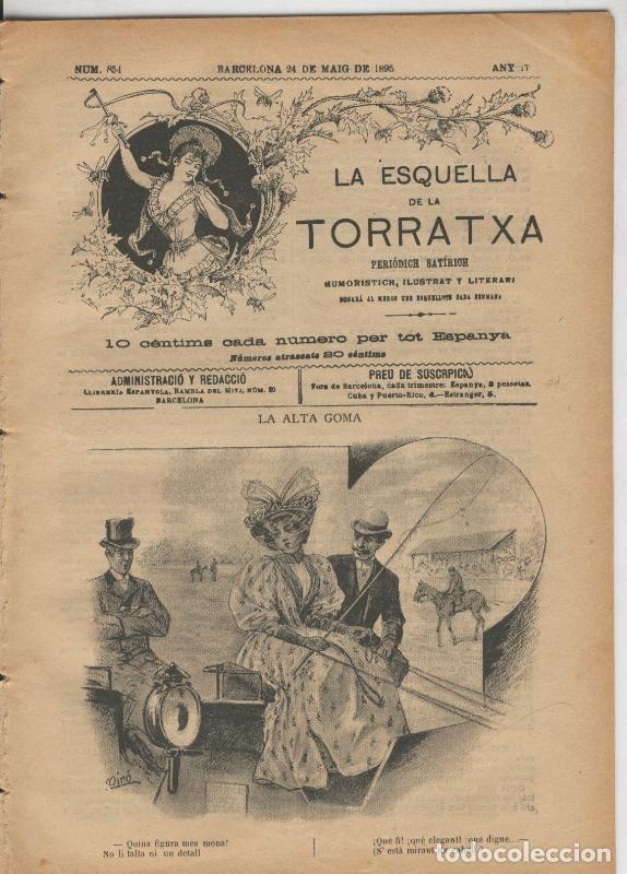 Postcards: La esquella de la Torratxa numero 0854 del 24.5.1895 - Varios