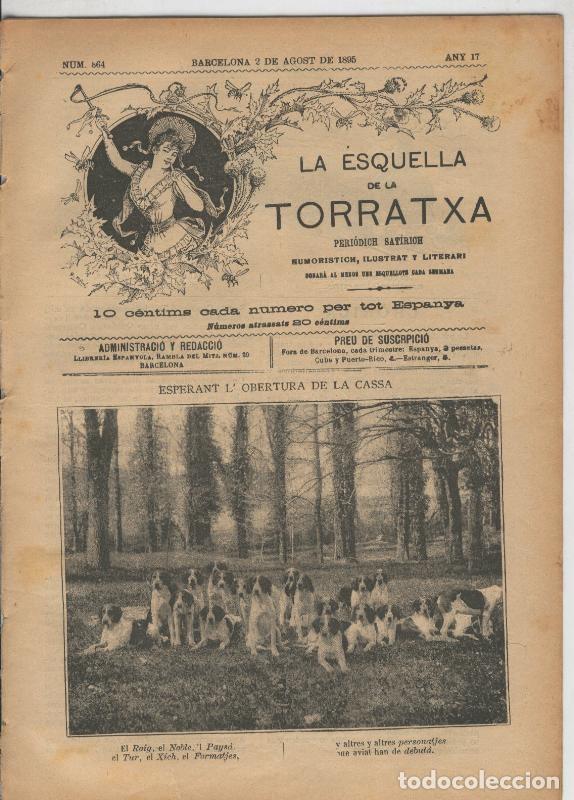 Postales: La esquella de la Torratxa numero 0864 del 2.8.1895 - Varios