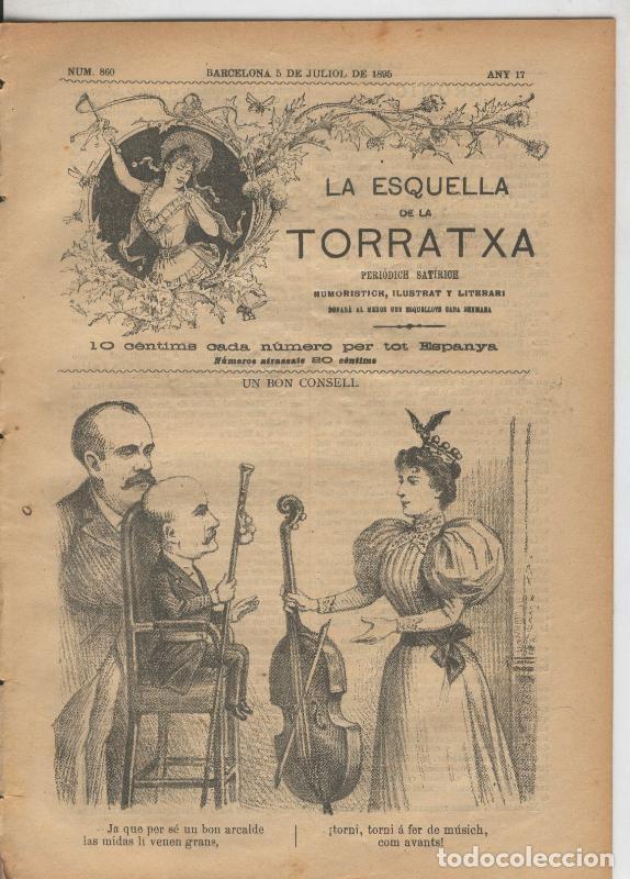 Postales: La esquella de la Torratxa numero 0860 del 5.7.1895 - Varios