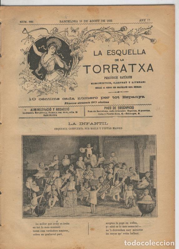 Postcards: La esquella de la Torratxa numero 0866 del 16.8.1895 - Varios