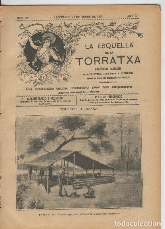Postcards: La esquella de la Torratxa numero 0867 del 23.8.1895 - Varios