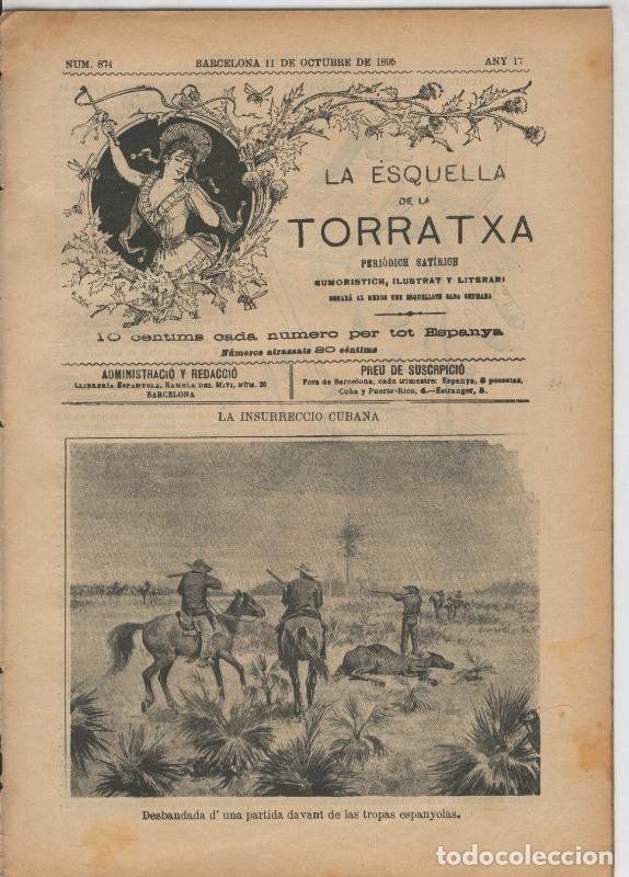 Postcards: La esquella de la Torratxa numero 0874 del 11.10.1895 - Varios