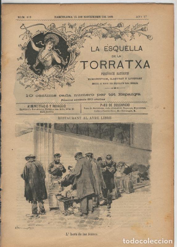 Postcards: La esquella de la Torratxa numero 0879 del 15.11.1895 - Varios