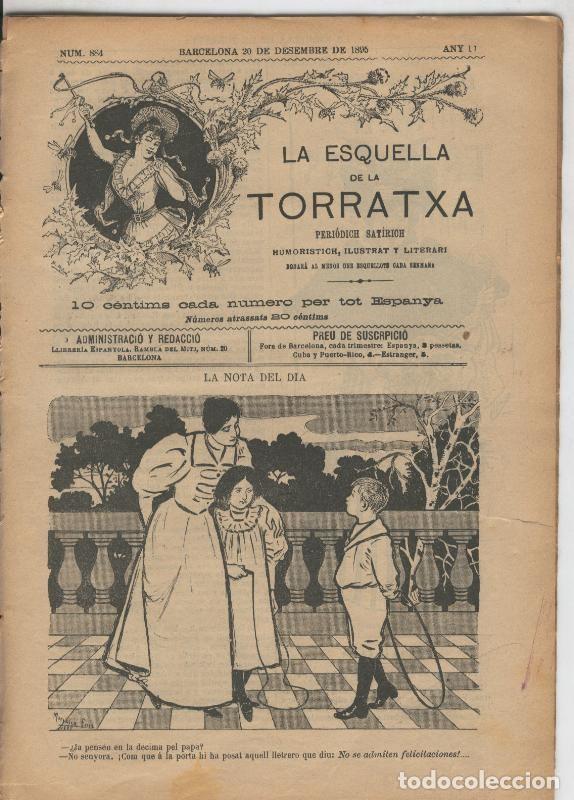 Postcards: La esquella de la Torratxa numero 0884 del 20.12.1895 - Varios