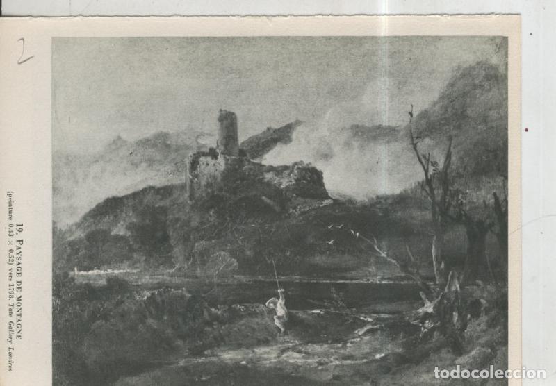 Postales: Turner lamina 02: Paysage de Montagne - Varios