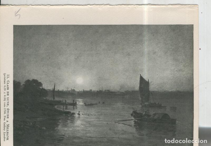 Cartoline: Turner lamina 05: Clair de lune, etude a Millbank - Varios