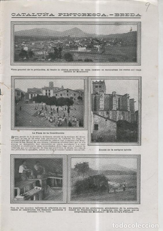 Postales: La Actualidad numero 368 (23.8.1913): Catalu&ntilde;a pintoresca: Breda - Varios