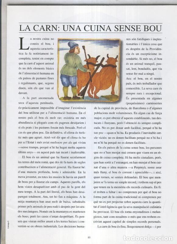 Postales: Josep Pla: El que hem menjat: fasciculo pagina 065 a 080 - Varios