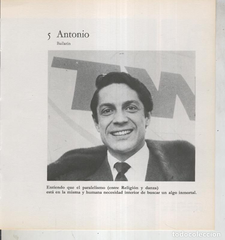 Postales: Ficha 005: Antonio: Bailarin - Varios - Foto 1