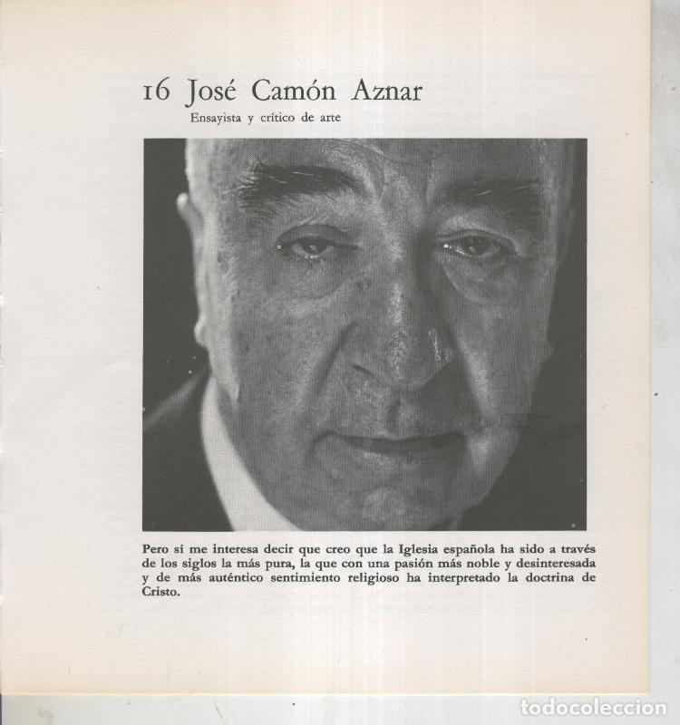 Postkarten: Ficha 016: Jose Camon Aznar: Ensayista y critico de arte - Varios