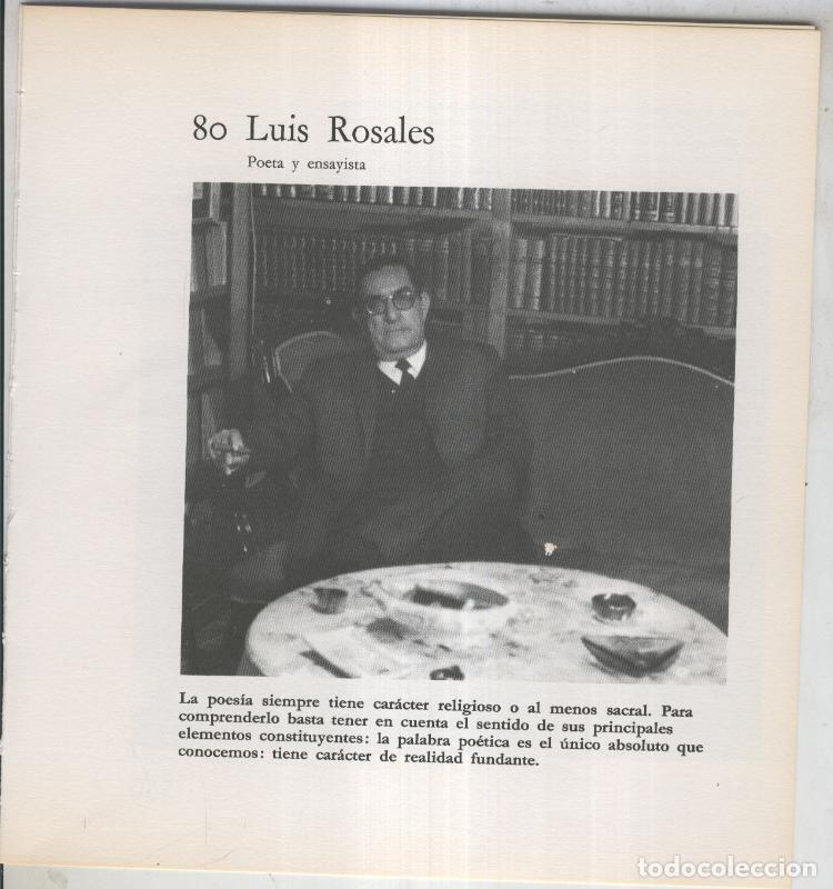 Postales: Ficha 080: Luis Rosales: Poeta y ensayista - Varios