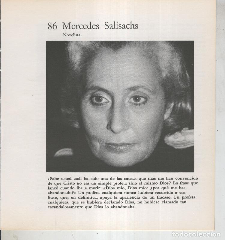 Postales: Ficha 086: Mercedes Salisachs: Novelista - Varios