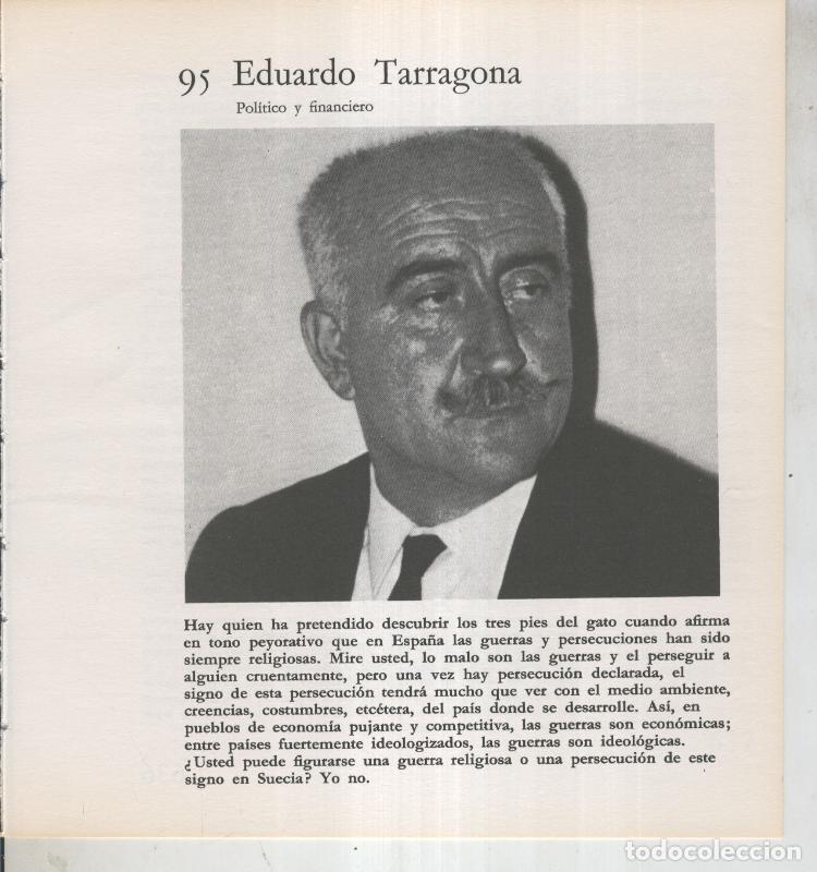 Cartoline: Ficha 095: Eduardo Tarragona: Politico y financiero - Varios