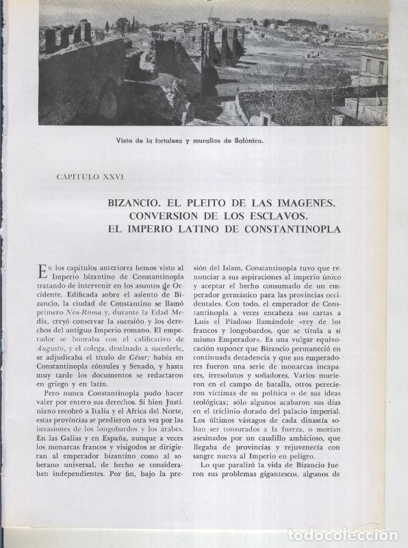 Cartoline: Historia del Mundo bloque 26: Bizancio. El pleito de las imagenes - Varios