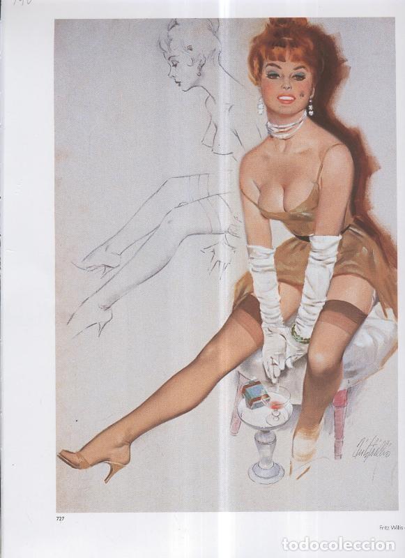 Postales: Pin Up lamina 140: Fritz Willis - Varios