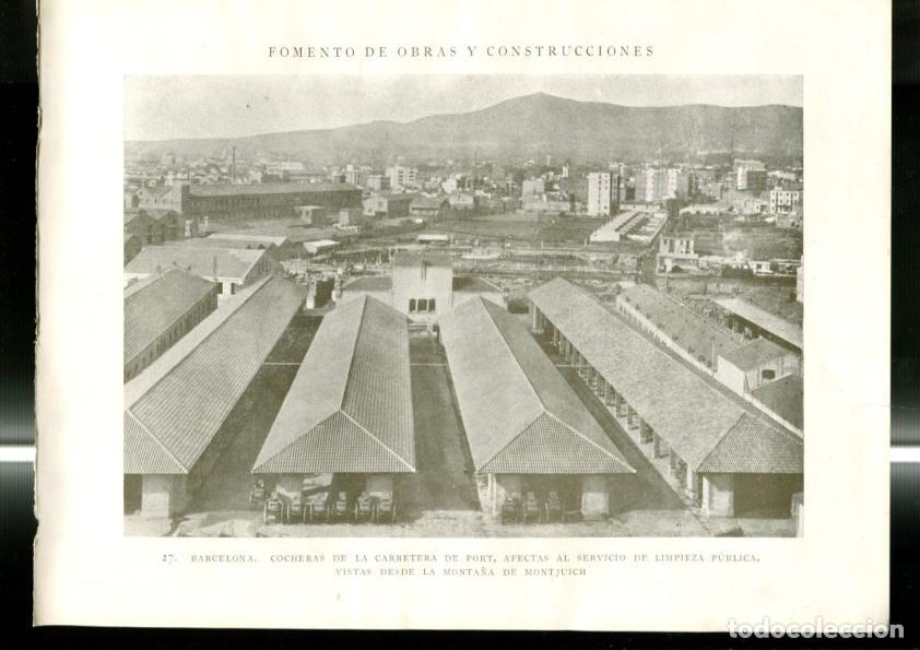 Postkarten: Fomento de Obras y Construcciones lamina 027/028: Barcelona - Varios