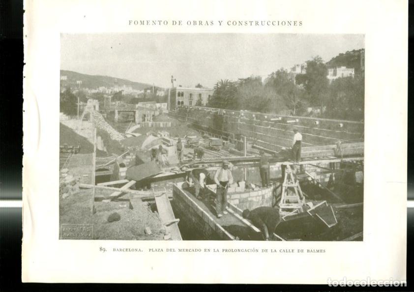 Postkarten: Fomento de Obras y Construcciones lamina 089/090: Barcelona - Varios