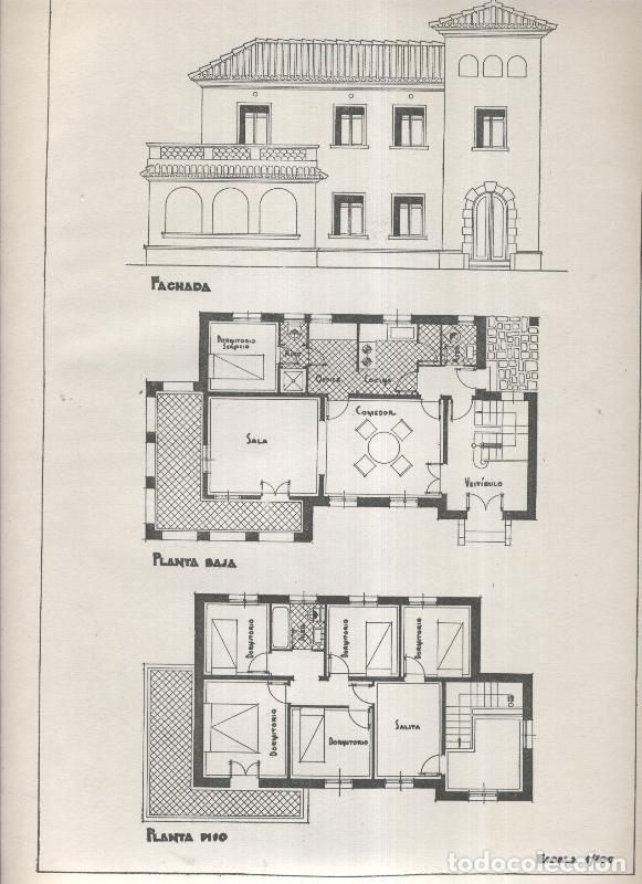 Postales: Planos modernos de Villas y Chalets modelo numero 47 - Varios
