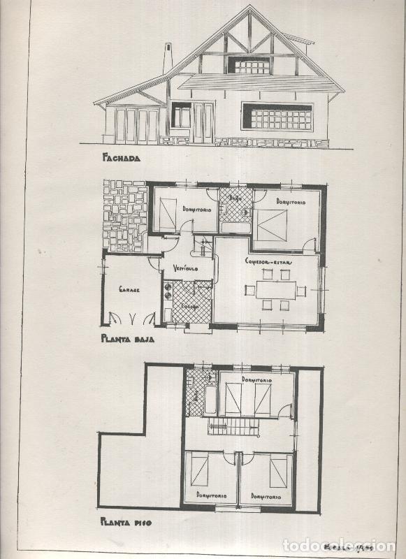 Postales: Planos modernos de Villas y Chalets modelo numero 41 - Varios