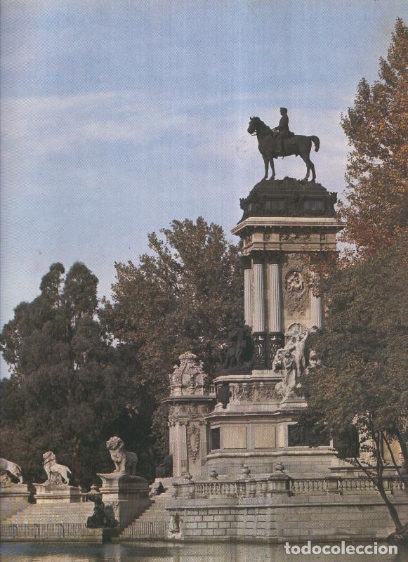 Postkarten: Album Grafico de Espa&ntilde;a lamina 36: Monumento a Alfonso XII en el Retiro,Madrid - Varios