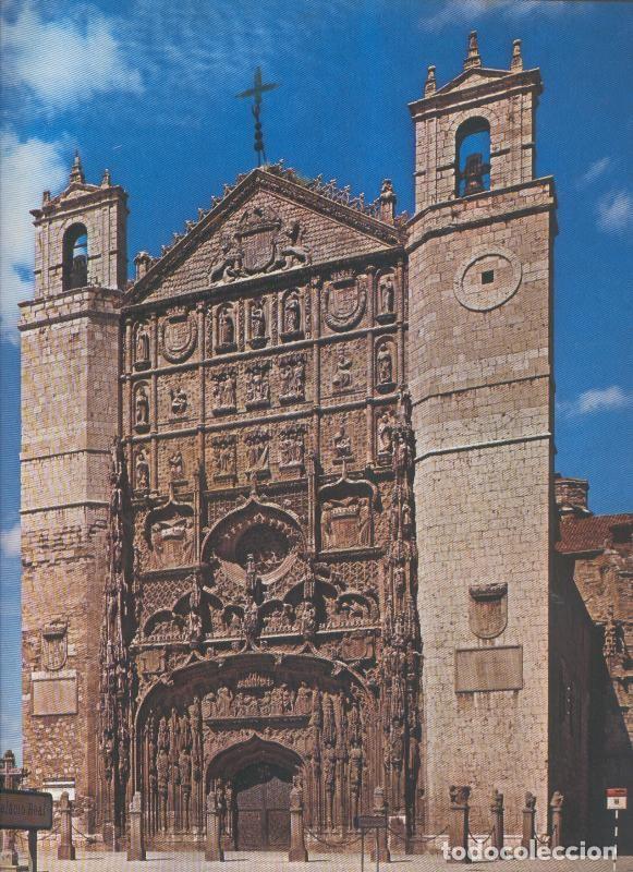 Postcards: Album Grafico de Espa&ntilde;a lamina 59: Iglesia de San Pablo, Valladolid - Varios