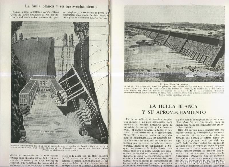 Cartoline: La hulla blanca y su aprovechamiento y Teoria de logaritmos - Varios