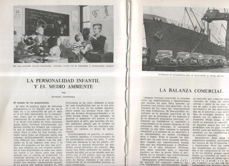 Cartoline: La balanza comercial y La personalidad infantil y el medio ambiente por Patricia Argensola - Varios