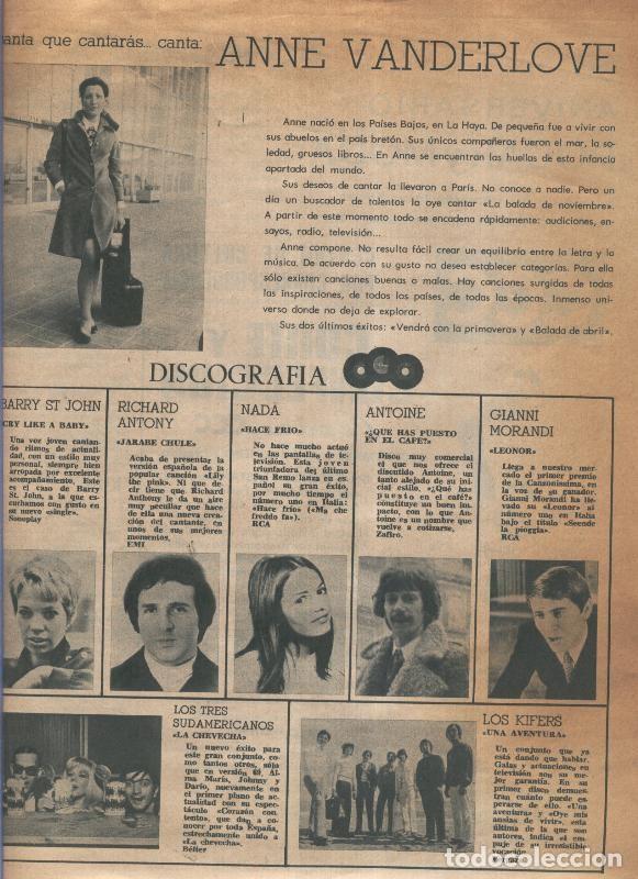 Postkarten: El Hogar y la Moda numero 1618 (15.9.1969): Anne Vanderlove - Varios