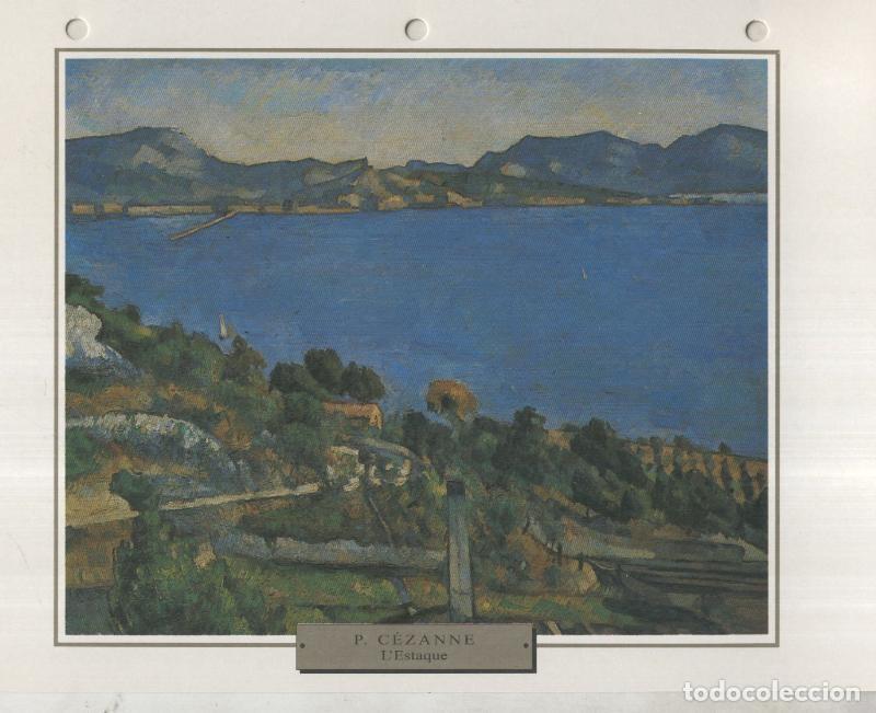 Postais: Lamina 12: Paul Cezanne: L,Estaque, vista del golfo de Marsella - Varios