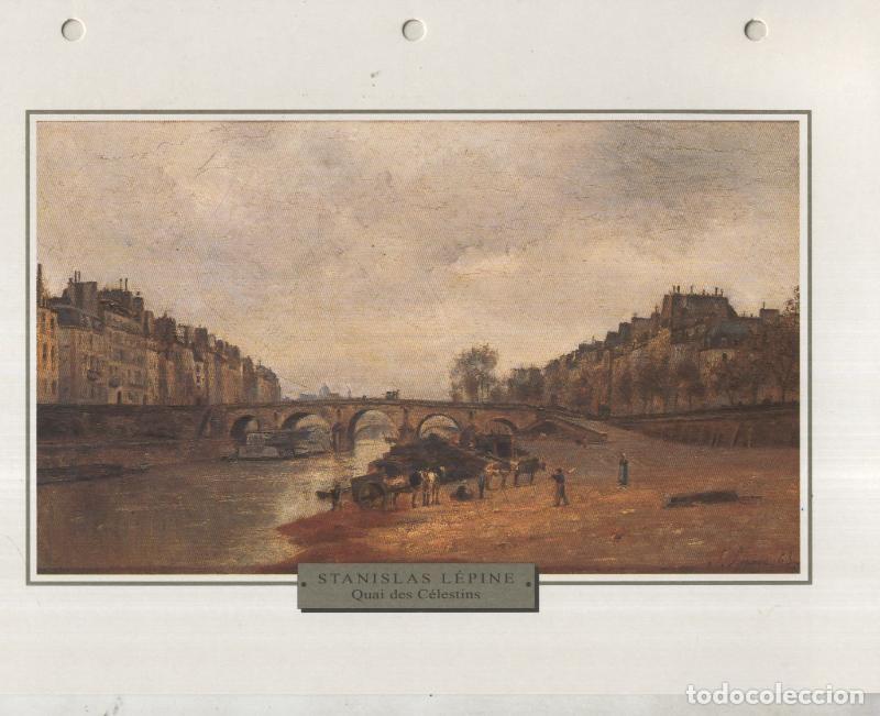 Postales: Lamina 28: Stanislas Lepine: Quai des celestin, Puente Maria - Varios