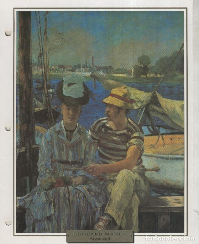 Postcards: Lamina 35: Edouard Manet: Argenteuil - Varios