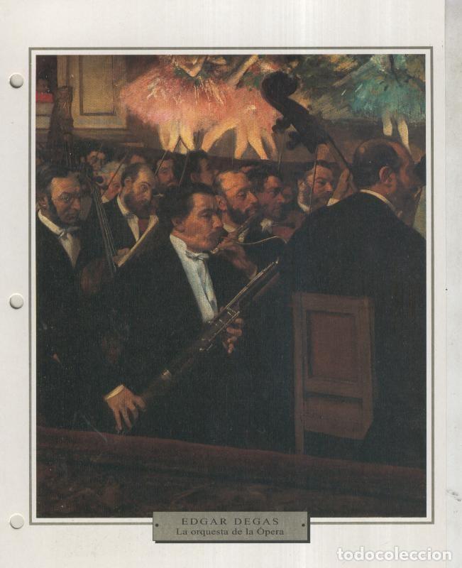 Postkarten: Lamina 42: Edgar Degas: La orquesta de la opera - Varios