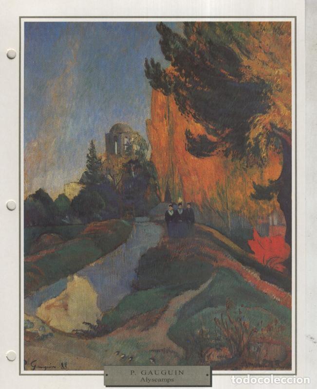 Postais: Lamina 44: Paul Gauguin: Alyscamps - Varios