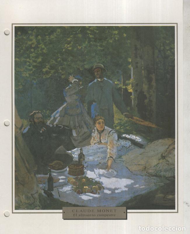Cartoline: Lamina 59: Claude Monet: El almuerzo campestre - Varios