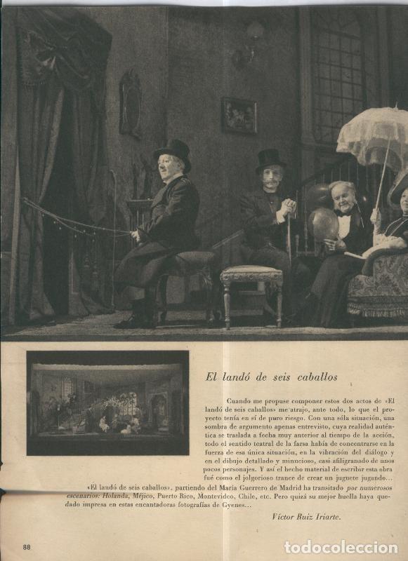 Postkarten: El lando de seis caballos: Teatro Nacional Maria Guerrero - Varios