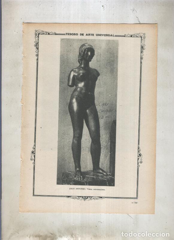 Postais: Lamina 091: Venus Mediterranea de Julio Antonio - Varios