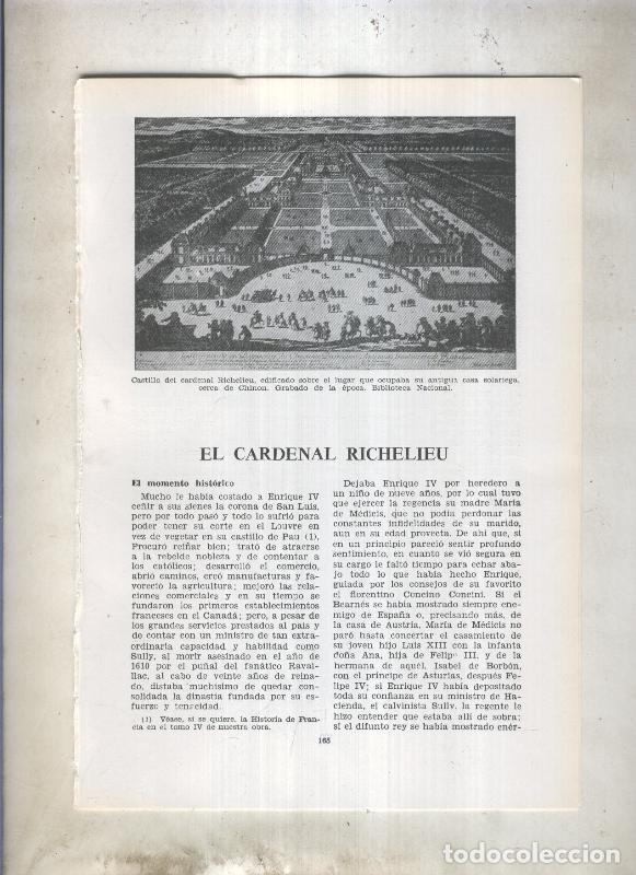 Postais: El Cardenal Richelieu - Varios