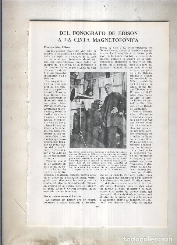 Postkarten: Del fonografo de Edison a la cinta magnetofonica - Varios