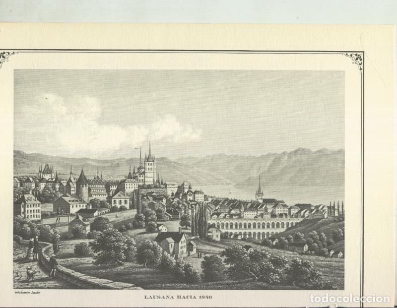 Postkarten: Lamina 54: Lausana hacia 1840 - Varios
