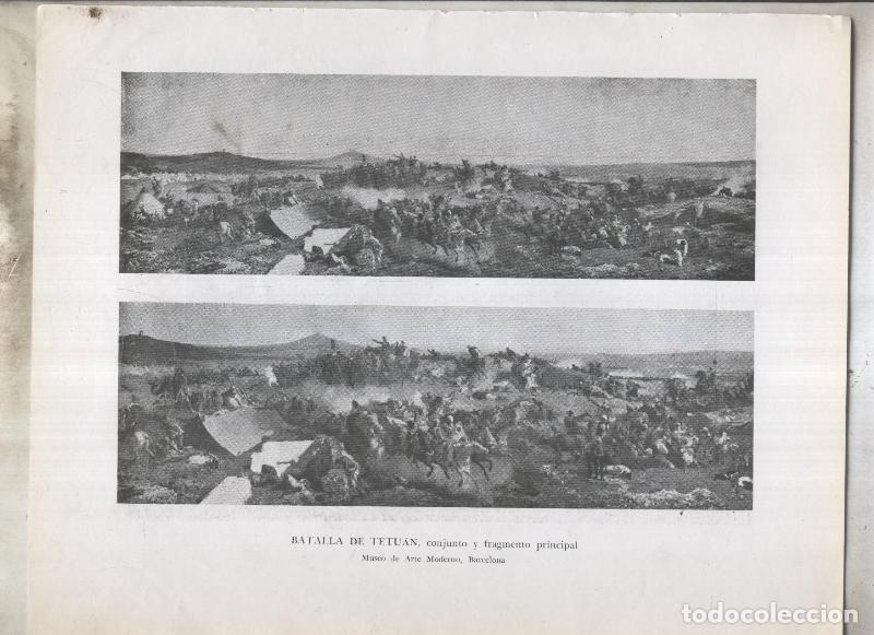 Cartoline: Mariano Fortuny numerado 18: Batalla de Tetuan, conjunto y fragmento - Varios