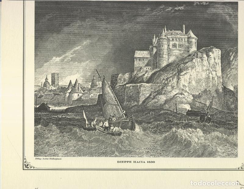 Postkarten: Lamina 74: Dieppe hacia 1830 - Varios