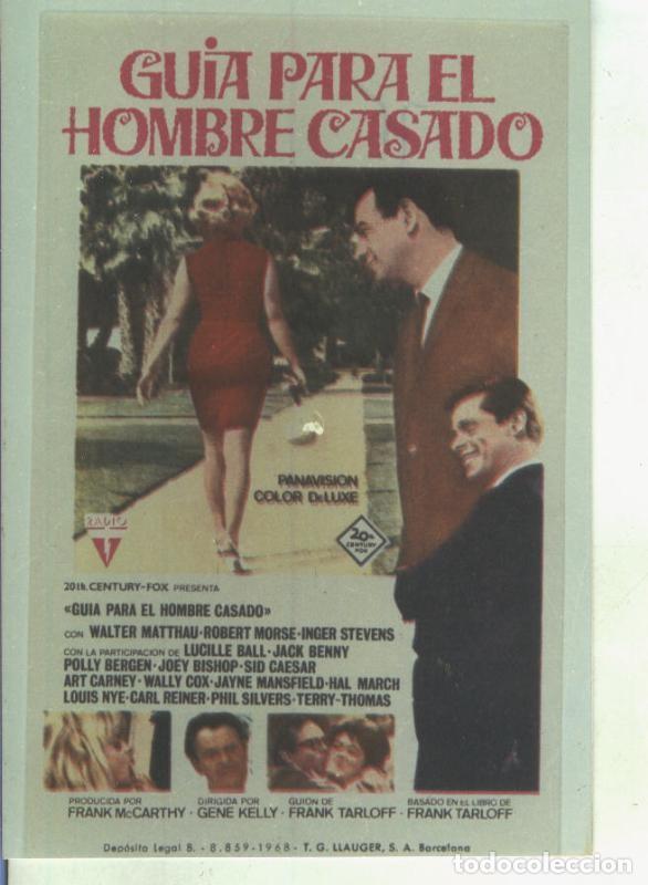Postkarten: Foto cine 033: Guia para el hombre casado (Walter Matthay-Robert Morse) - Varios