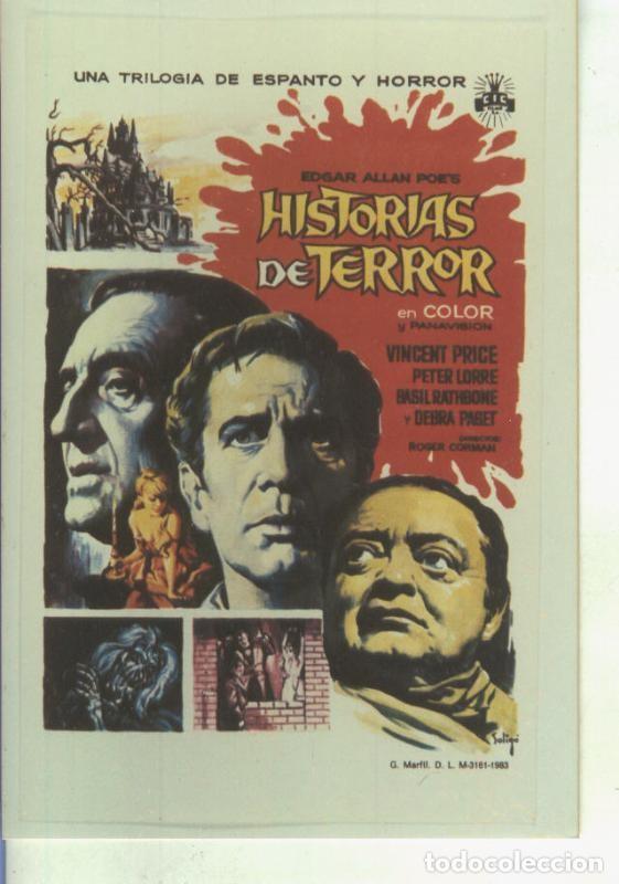 Postais: Foto cine 073: Historias de terror (Vincent Price) - Varios