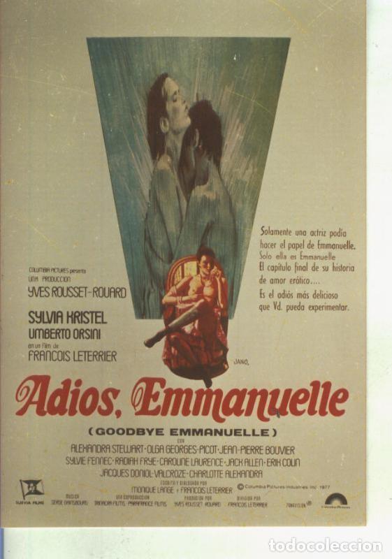 Postcards: Foto cine 077: Adios, Emmanuelle (Sylvia Kristel) - Varios