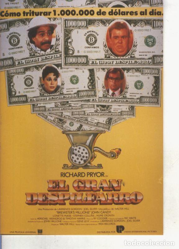 Postais: Foto cine 083: El gran despilfarro (Richard Pryor) - Varios