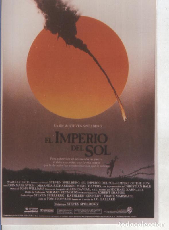 Postales: Foto cine 222: El imperio del sol (John Malkovich) - Varios