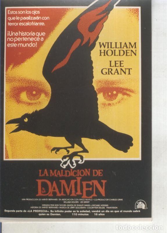 Postcards: Foto cine 245: La maldicion de Damien (William Holden-Lee Grant) - Varios