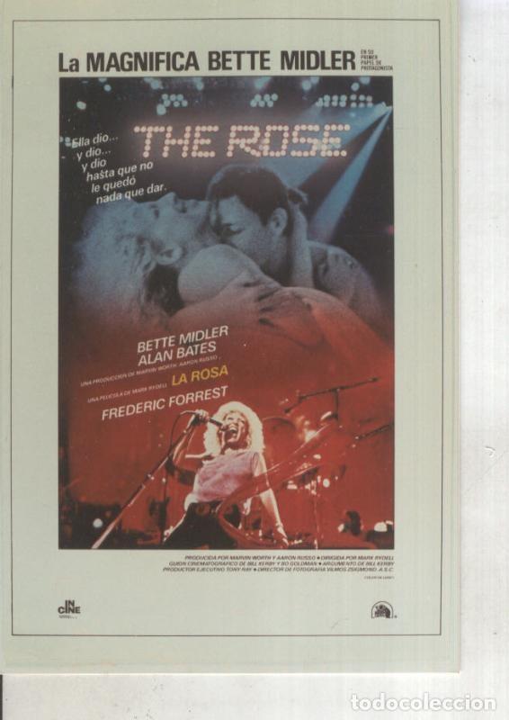 Postkarten: Foto cine 463: The Rose (Bette Midler-Alan Bates) - Varios