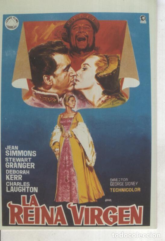 Cartes Postales: Foto cine 482: La reina virgen (Jean Simmons-Stewart Granger) - Varios