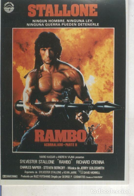 Cartes Postales: Foto cine 493: Rambo: Acorralado (Sylvester Stallone) - Varios